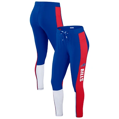 Women's WEAR by Erin Andrews Royal/Red Buffalo Bills Color-Block Leggings