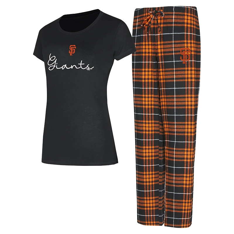 Women's Concepts Sport San Francisco Giants Vector Top & Pants Sleep Set
