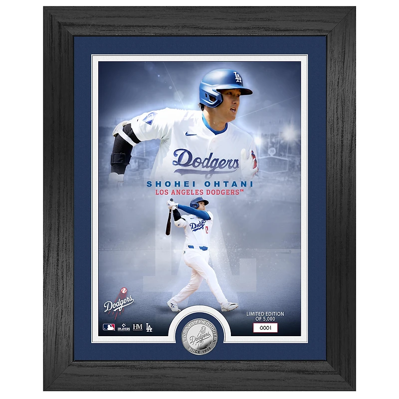 Highland Mint Shohei Ohtani Los Angeles Dodgers 13" x 16" Legends Silver Coin Photo Mint