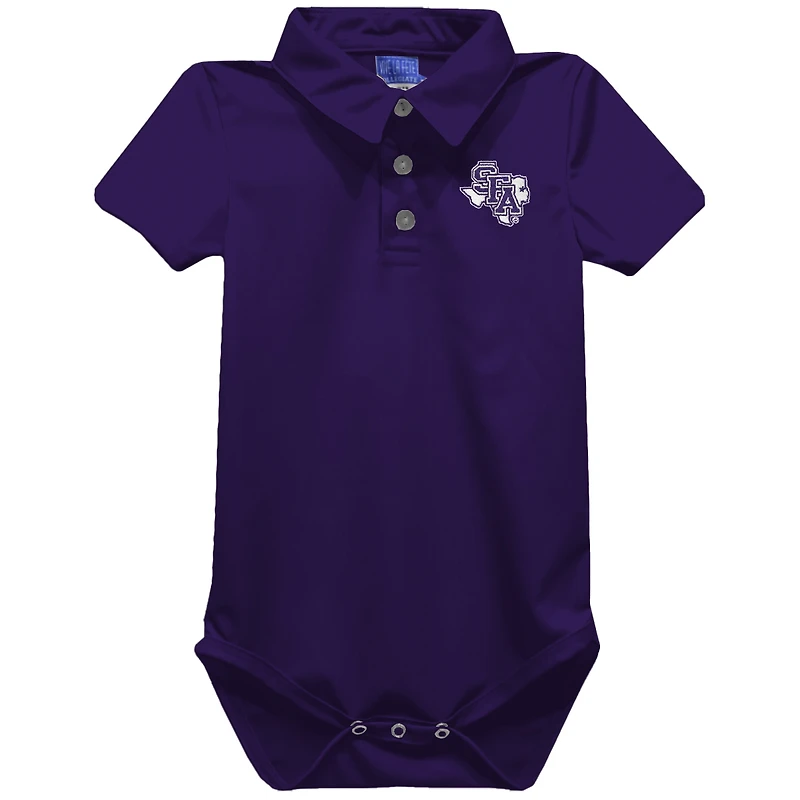 Infant Vive La Fete Purple Stephen F Austin Lumberjacks Polo Bodysuit