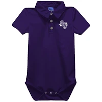 Infant Vive La Fete Purple Stephen F Austin Lumberjacks Polo Bodysuit