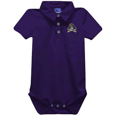 Infant Vive La Fete Purple ECU Pirates Polo Bodysuit
