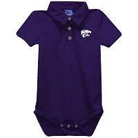 Infant Vive La Fete Purple Kansas State Wildcats Polo Bodysuit