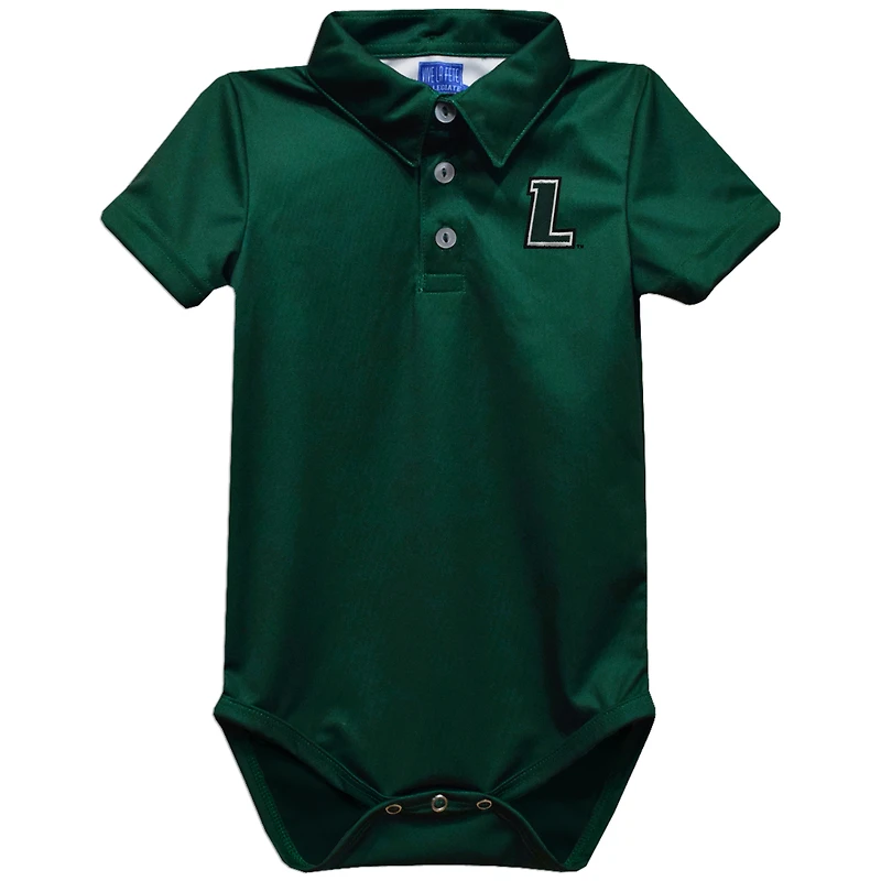 Infant Vive La Fete Green Loyola Greyhounds Polo Bodysuit