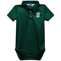 Infant Vive La Fete Green Charlotte 49ers Polo Bodysuit
