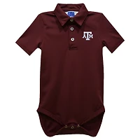 Infant Vive La Fete Maroon Texas A&M Aggies Polo Bodysuit