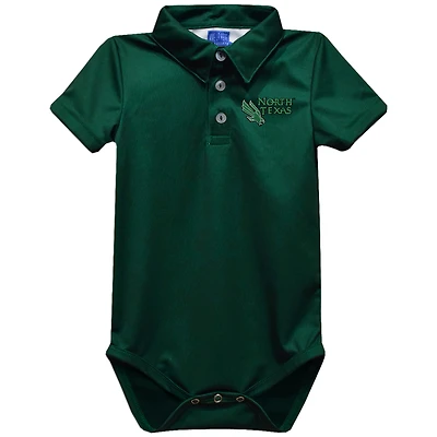 Infant Vive La Fete Green North Texas Mean Green Polo Bodysuit