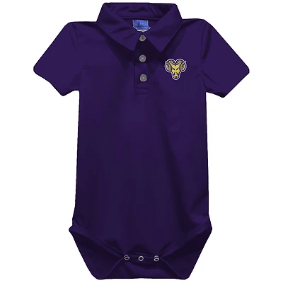 Infant Vive La Fete Purple West Chester Golden Rams Polo Bodysuit