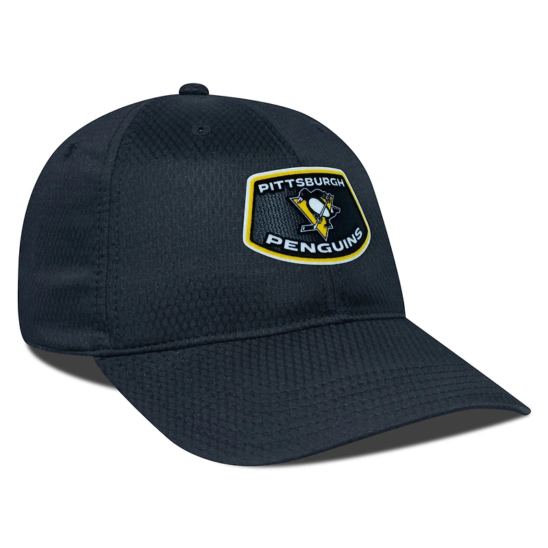 Men's Levelwear Black Pittsburgh Penguins Matrix Skylight Adjustable Hat
