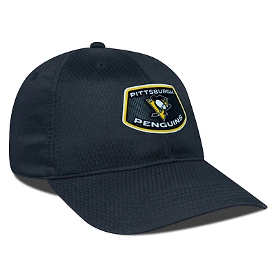 Men's Levelwear Black Pittsburgh Penguins Matrix Skylight Adjustable Hat