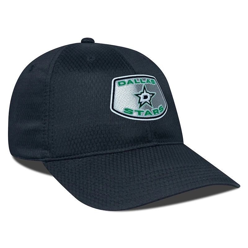 Men's Levelwear Black Dallas Stars Matrix Skylight Adjustable Hat