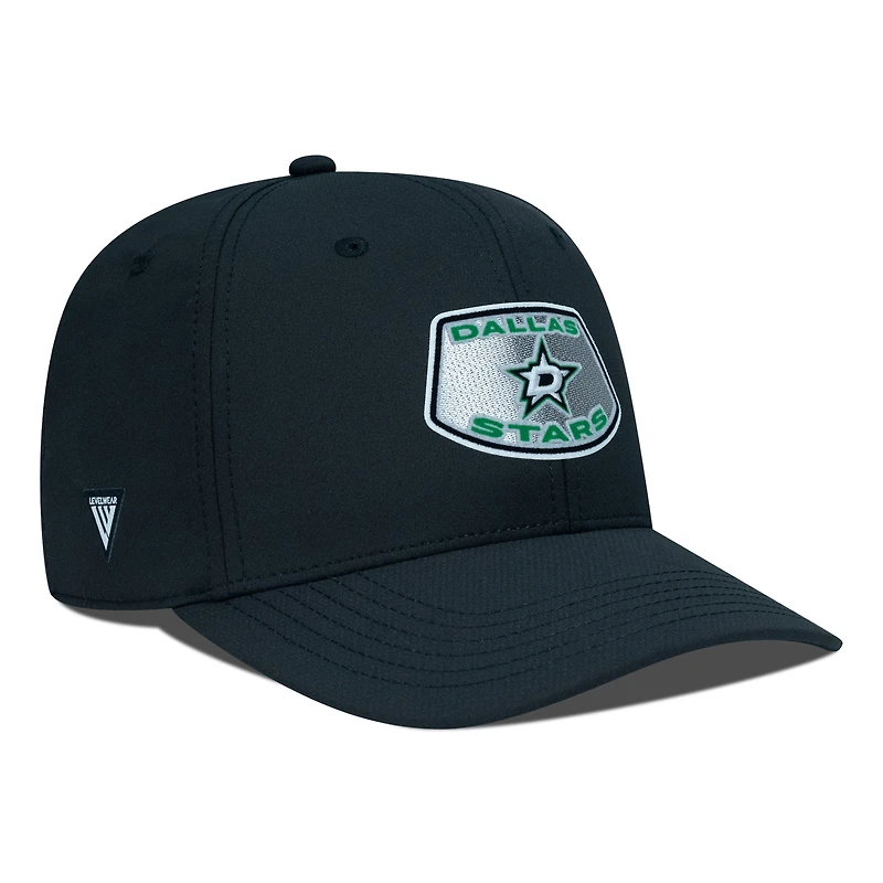 Men's Levelwear Black Dallas Stars Rise Skylight Flex Hat