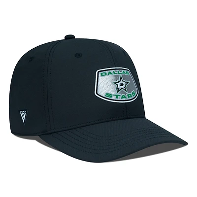 Men's Levelwear Black Dallas Stars Rise Skylight Flex Hat