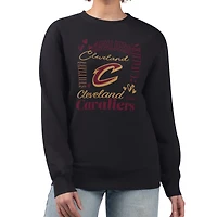 Women's G-III 4Her by Carl Banks Cleveland Cavaliers Collage Team Graphic Fleece Pullover Sweatshirt