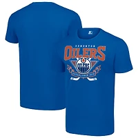 Men's Starter Royal Edmonton Oilers Team Logo Graphic T-Shirt