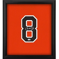 Cal Ripken Jr. Baltimore Orioles Autographed Framed Orange Mitchell & Ness Authentic Jersey Shadowbox
