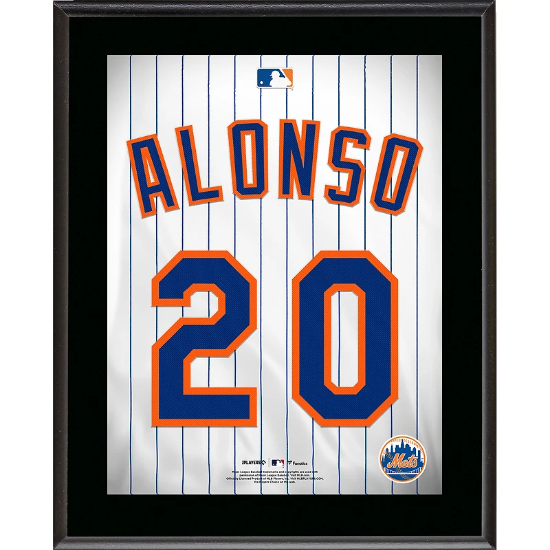Pete Alonso New York Mets 10.5" x 13" Jersey Number Sublimated Player Plaque
