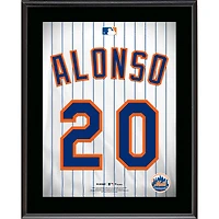 Pete Alonso New York Mets 10.5" x 13" Jersey Number Sublimated Player Plaque
