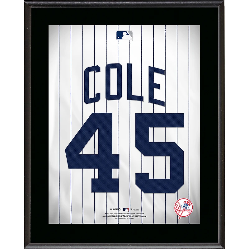 Gerrit Cole New York Yankees 10.5" x 13" Jersey Number Sublimated Player Plaque