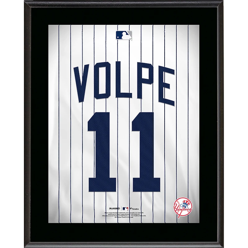 Anthony Volpe New York Yankees 10.5" x 13" Jersey Number Sublimated Player Plaque