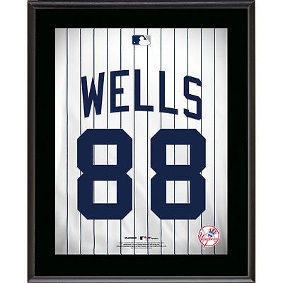 Austin Wells New York Yankees 10.5" x 13" Jersey Number Sublimated Player Plaque
