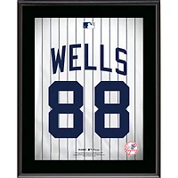 Austin Wells New York Yankees 10.5" x 13" Jersey Number Sublimated Player Plaque