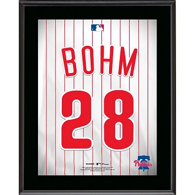 Alec Bohm Philadelphia Phillies 10.5" x 13" Jersey Number Sublimated Player Plaque
