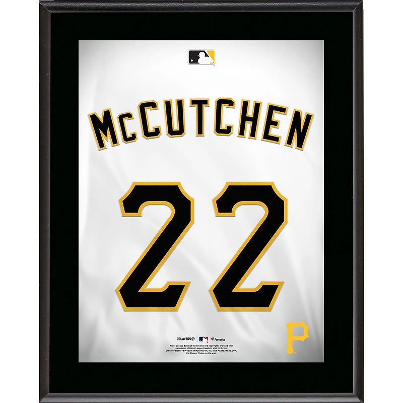 Andrew McCutchen Pittsburgh Pirates 10.5" x 13" Jersey Number Sublimated Player Plaque