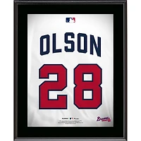 Matt Olson Atlanta Braves 10.5" x 13" Jersey Number Sublimated Player Plaque
