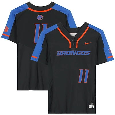 Boise State Broncos Team-Issued #11 Black Jersey from the Softball Program - Size M