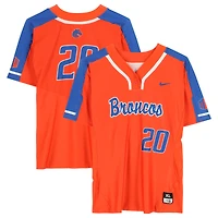 Boise State Broncos Team-Issued #20 Orange Jersey from the Softball Program - Size XL
