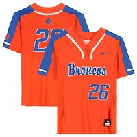 Boise State Broncos Team-Issued #26 Orange Jersey from the Softball Program - Size M