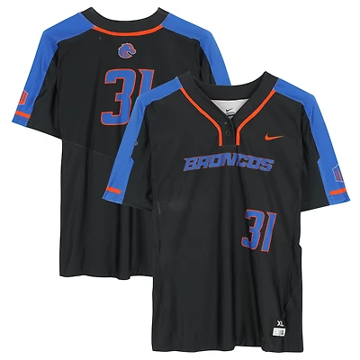 Boise State Broncos Team-Issued #31 Black Jersey from the Softball Program - Size XL