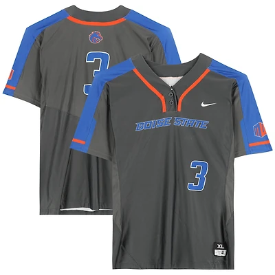 Boise State Broncos Team-Issued #3 Jersey from the Softball Program