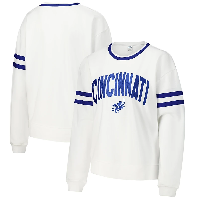 Women's Concepts Sport White FC Cincinnati Borough Long Sleeve Top