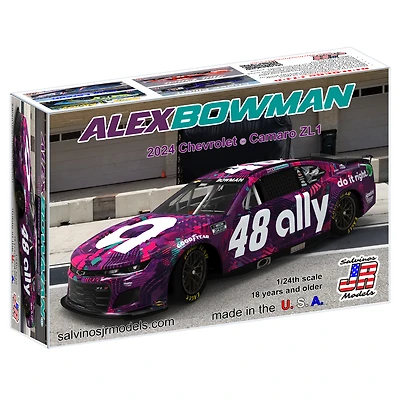 Salvinos JR Models Alex Bowman 2024 Ally 1:24 Model Chevrolet Camaro Kit