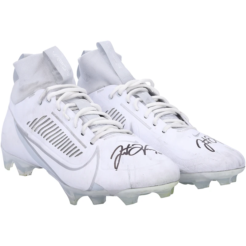 Authentic Game-Used: Justin Herbert Los Angeles Chargers Autographed Nike Cleats