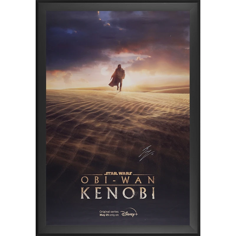 Ewan McGregor Star Wars: Obi-Wan Kenobi Autographed Framed 27" x 40" Show Poster