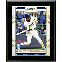 Jackson Chourio Milwaukee Brewers 10.5" x 13" Sublimated Player Plaque