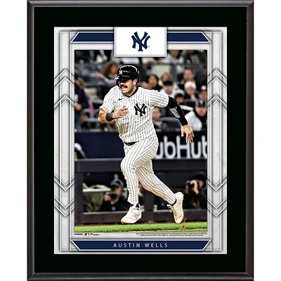 Austin Wells New York Yankees 10.5" x 13" Sublimated Player Plaque