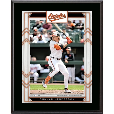 Gunnar Henderson Baltimore Orioles 10.5" x 13" Sublimated Player Plaque