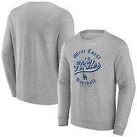 Men's  Gray Los Angeles Dodgers West Coast Baseball Pullover Sweatshirt