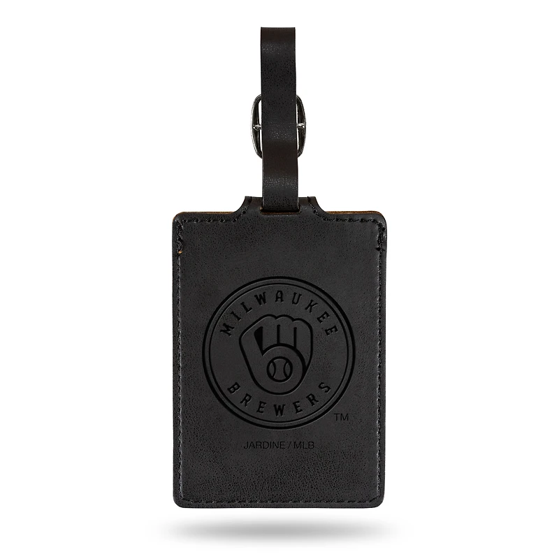 Milwaukee Brewers Ultra Suede Luggage Tag