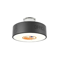 Edmonton Oilers Retro Logo Hockey Puck Light