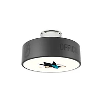San Jose Sharks Primary Logo Hockey Puck Light