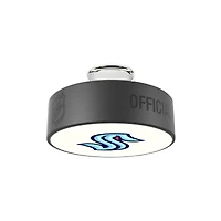 Seattle Kraken Primary Logo Hockey Puck Light