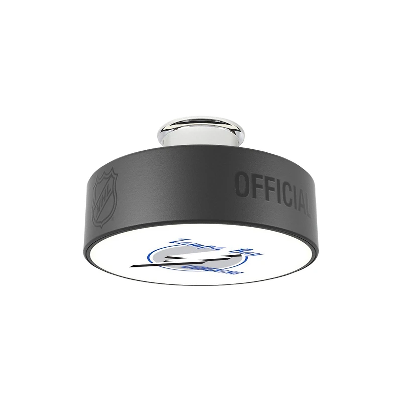 Tampa Bay Lightning Retro Logo Hockey Puck Light