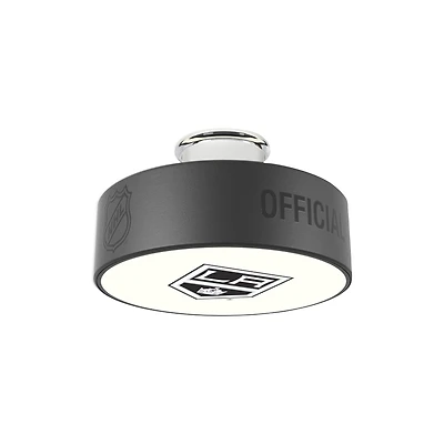 Los Angeles Kings Primary Logo Hockey Puck Light
