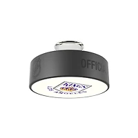 Los Angeles Kings Retro Logo Hockey Puck Light