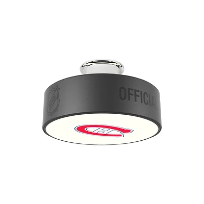 Montreal Canadiens Retro Logo Hockey Puck Light